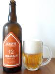 Zichovecky pivovar - Krahulik 12°,  lahev a sklenice