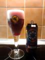 Sibeeria - Yummy Lingonberry, Blueberry 22°, Imperial pastry sour ale plechovka a sklenice