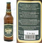Novopacke pivo Ginger Beer zazvorove, pivo s prichuti zazvoru lahev 2018