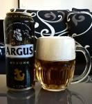 Argus Strong, svetle specialni pivo prodavane pouze v plechovce, vyrabene pro retezec Lidl (pivovar neuveden) plechovka 2017
