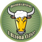 logo znacky piva U Bizona logo piva U Bizona