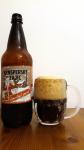 Kynspersky zajic - Vanocni pivo 12°, Tmave pivo s hrebickem lahev a sklenice