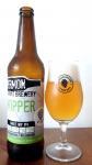 Permon - Hopper Citra 15°, Single Hop IPA lahev a sklenice