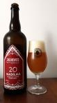 Zichovecky pivovar - Nadilka 20°, Double dry hopped double NEIPA lahev a sklenice