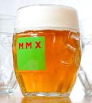 MMX 12°, spodne kvaseny svetly lezak plzenskeho typu vareny ze 2 druhu chmele a 3 druhu jecmenneho sladu Pivo MMX v pullitru.