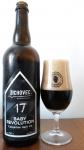 Zichovecky pivovar - Baby Revolution 17°, Cascadian Dark Ale lahev a sklenice