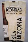 Konrad Bizon - Vratislavicky ale,  karton piva Konrad Vratislavicky ale
