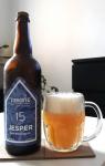 Zichovecky pivovar - Jesper 15°, New England IPA lahev a sklenice