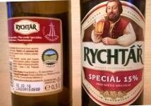 Rychtar 15° Special, specialni pivo s lahodnou jemnou horkosti, vysokou plnosti a bohatou penou Rychtar special - lahev 2016