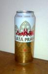 Zlata Praha 10°,  plechovka piva Zlata Praha