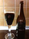 Libertas - Imperial Stout 22,5°, Russian imperial stout cognac barrel aged beer lahev a sklenice