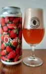 Obora - Philadelphia Sour Strawberry 10°, Sour Ale s jahodami plechovka a sklenice