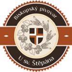 logo znacky piva U sv. Stepana logo piva Biskupsky pivovar U sv. Stepana Litomerice