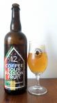 Zichovecky pivovar - Coffee sour Passion Fruit 12°, Sour Ale lahev a sklenice