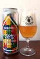 Zichovecky pivovar - Coconut Sour Passion Fruit, Sour Ale plechovka a sklenice