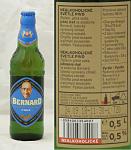 Bernard Free, nealkoholicke svetle pivo lahev a etiketa