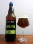 Beerokracie - Beeretta Ale 12,  PET lahev a sklenice