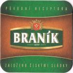 logo znacky piva Branik tacek piva Branik