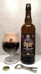 Ogar - Coconut Cream Stout, Tmavy special s kokosem lahev a sklenice