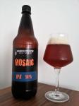 Beerokracie - Mosaic IPA 14 %,  PET lahev a sklenice